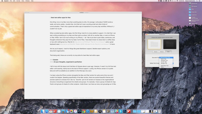 apple mac text editor for pc